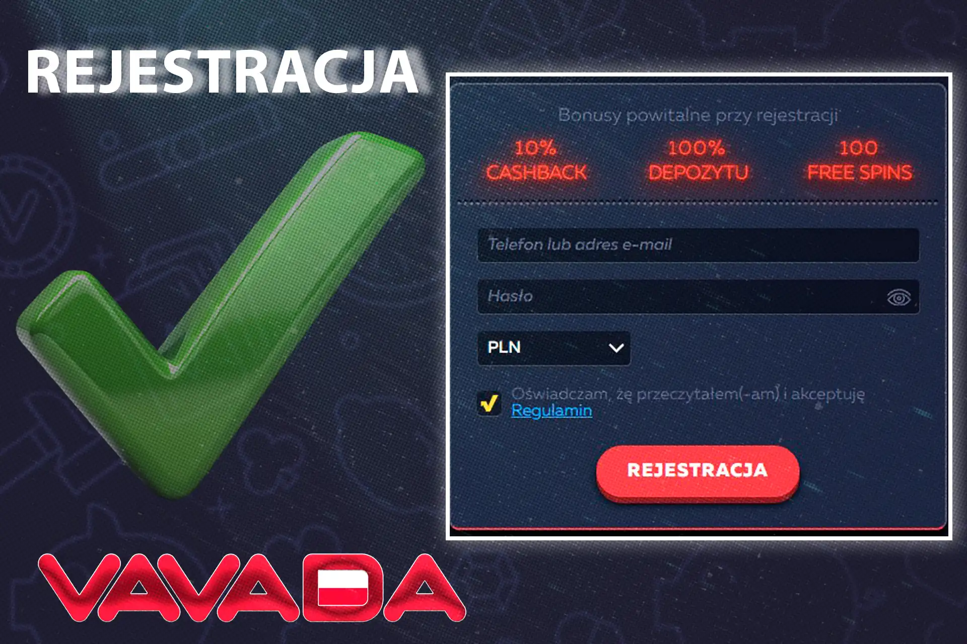 Izejiet vienkāršo reģistrācijas procesu mūsu vietnē