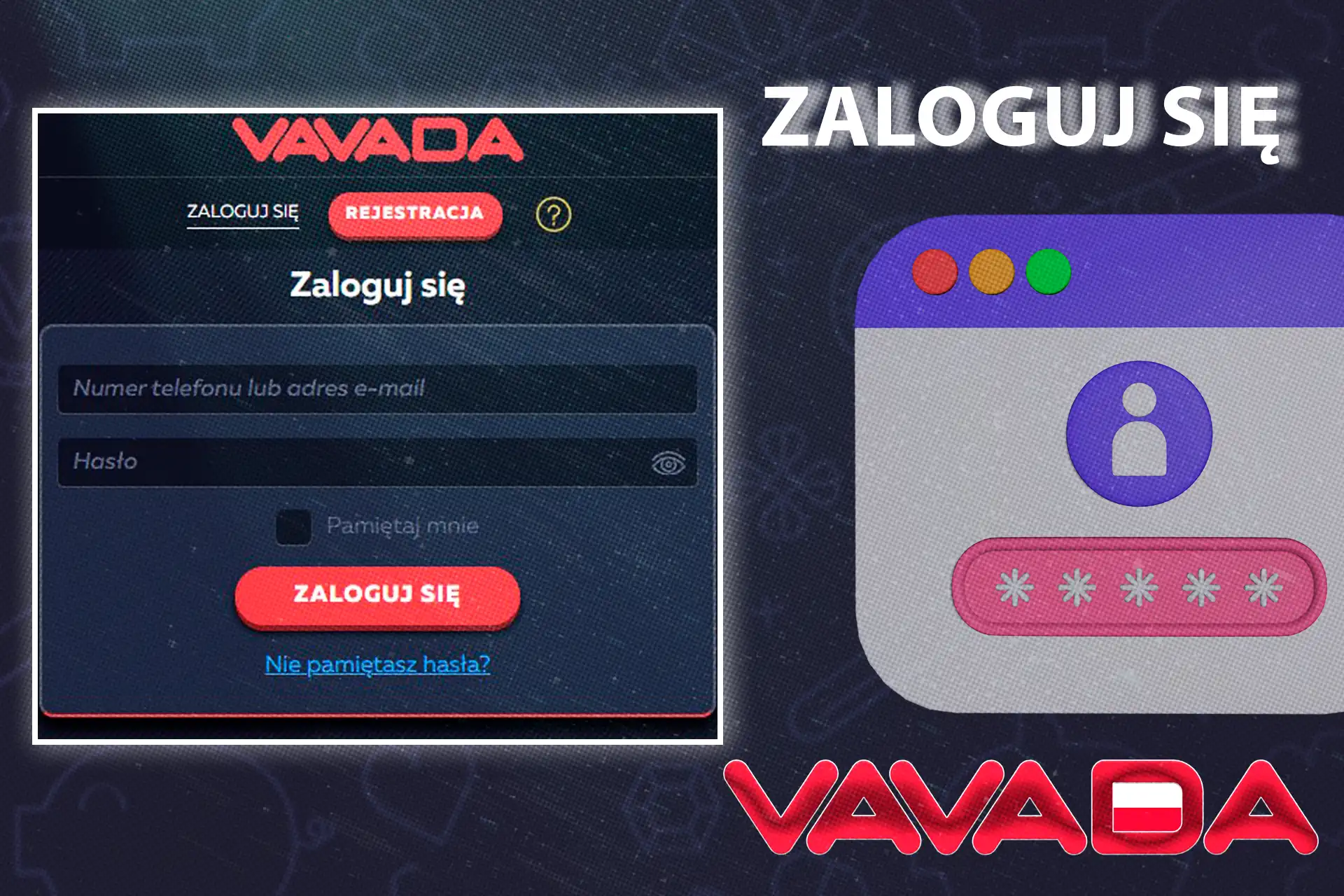 Przejdź caur prosty proces logowania się do swojego konta na naszej stronie internetowej.